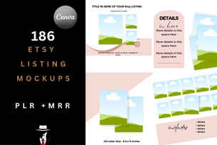 186 Etsy Listing Mockups