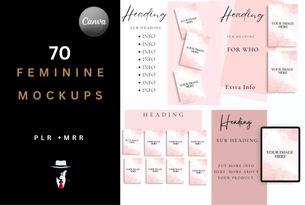 70 Feminine Mockups