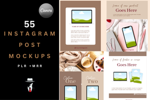 55 Instagram Post Mockups