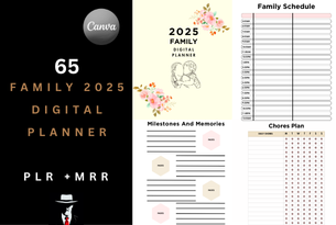 65 Family 2025 Digital Planner