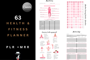 63 Health & Fitness Planner