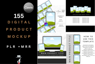 155 Digital Product Mockups