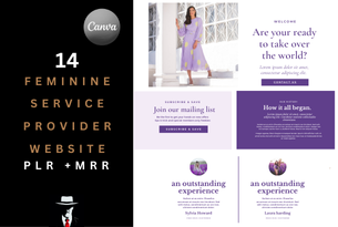 14 Feminine Service Provider Website